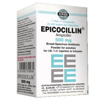 EPICOCILLIN 500MG CAP | %3 ابيكوسيللين500مجم16ك20و