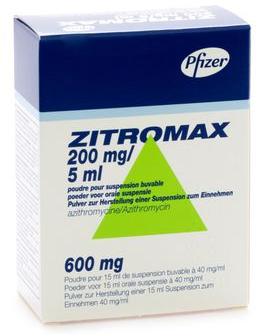 ZITHROMAX 600MG SYRUP | %زثروماكس600م مسحوق15مل20