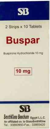 BUSPAR 10MG 20 Tab | بوسبار اقراص 10مجم20 قرص