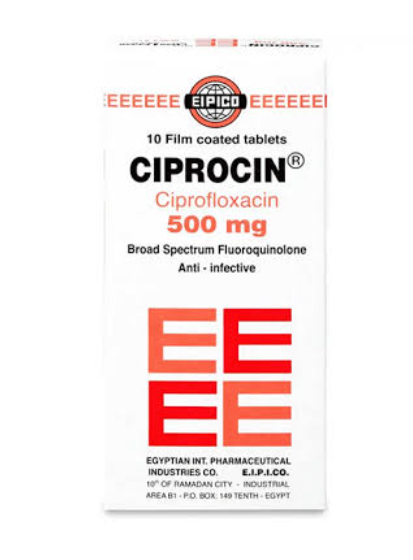 CIPROCIN 500MG 10TAB | سيبروسين 500مجم 10ق 20و
