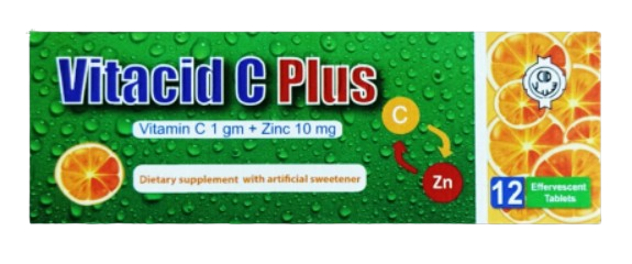 VITACID-C EFF.12 TAB | فيتاسيد ج فوار 12قرص 20و