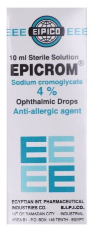 EPICROM EYE DROPS | %3 ابيكروم قطرةع10مل4% 20و