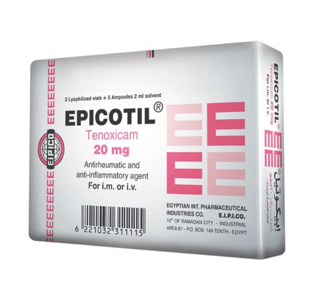 EPICOTIL 3/VIAL 20MG | %3+20 ابيكوتيل20مجم فيال3ف