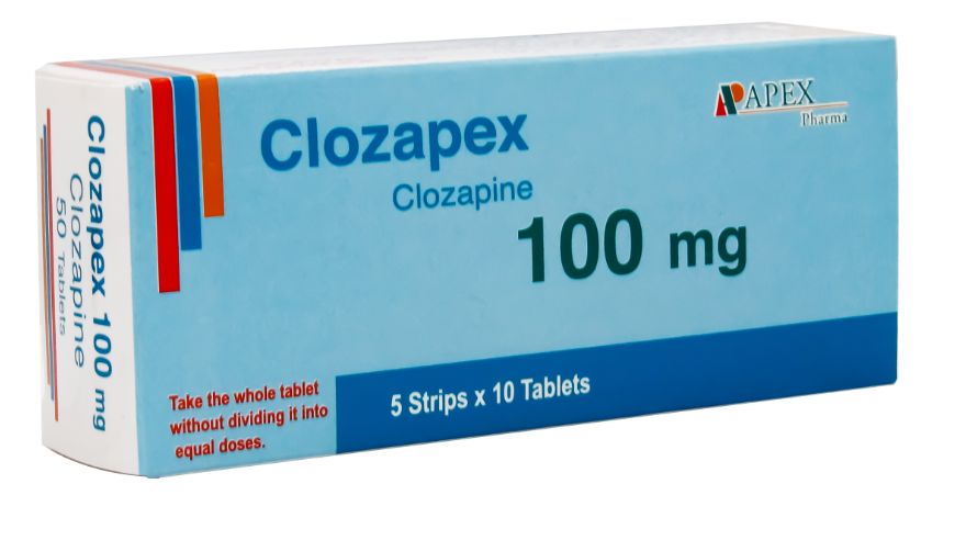 CLOZAPEX 100MG 50 TABLETS | كلوزابكس 100مجم50 قرص