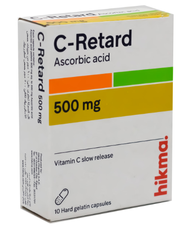 C-RETARD 500MG 10..CAPS | سي-ريتارد 500مجم كبسول