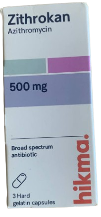 ZITHROKAN 500mg 3capsules | زيثروكان 500 مجم 3كبسول