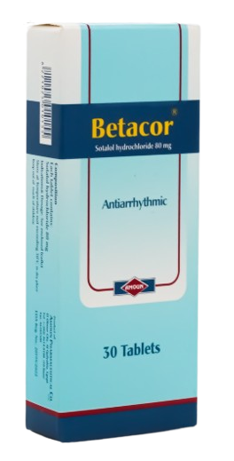 BETACOR 30TABLETS | بيتاكور80مجم1قراص 30قرص