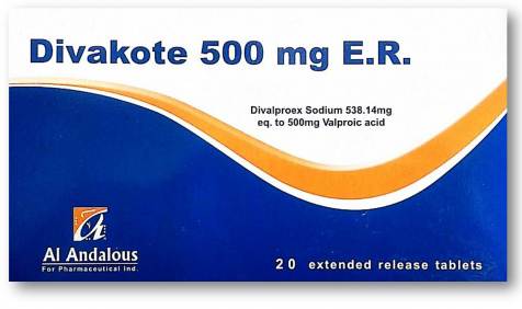 divakote 500mg 20 tab | ديفاكوت 500مجم 20 قرص