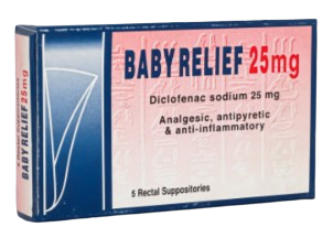 BABY RELIEF 12.5 5 SUPP | بيبى راليف5و12 ـ 5قمع