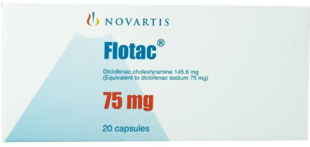 flotac 75 mg cap | فلوتاك 75 مل كبسول