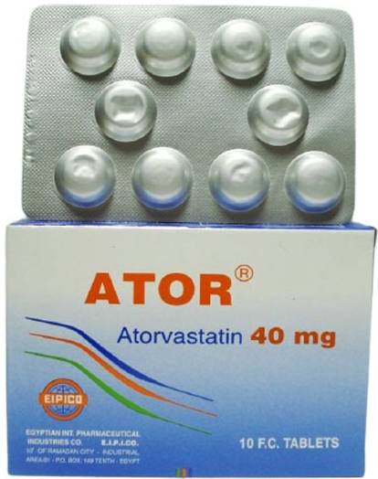 ATOR 40 mg 10/TAB | atorvastatin