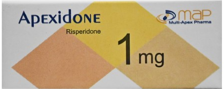 APEXIDONE 1MG 10/TABLETS | ابيكسيدون1مجم اقراص 10ق