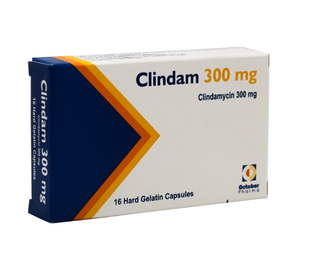 CLINDAM 300MG 16 CAP | كليندام300مجم 16 كبسول