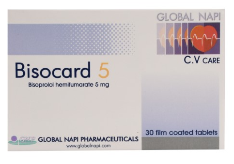Bisocard plus 5mg 30 tab | بيسوكارد بلس 5مجم 30 قرص