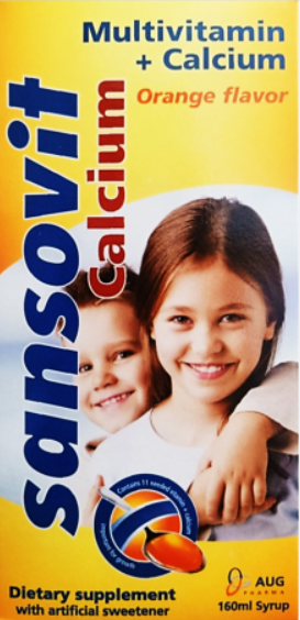 SANSOVIT CA 100ML SYR | سانسوفيت كالسيوم شراب 100مل