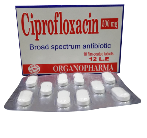 CIPROFLOXACIN 500MG 10/TAB | سيبروفلوكساسين500م10ق*
