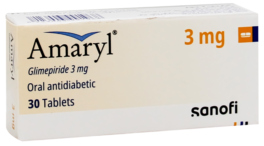AMARYL 3MG 10/TABLETS | اماريل 3 مجم اقراص 10ق