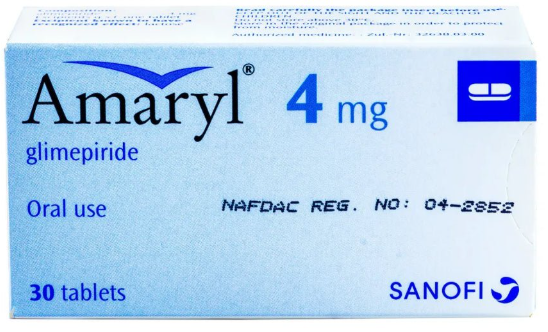 Amaryl 4 mg 30 tab | أماريل 4 مجم 30 قرص