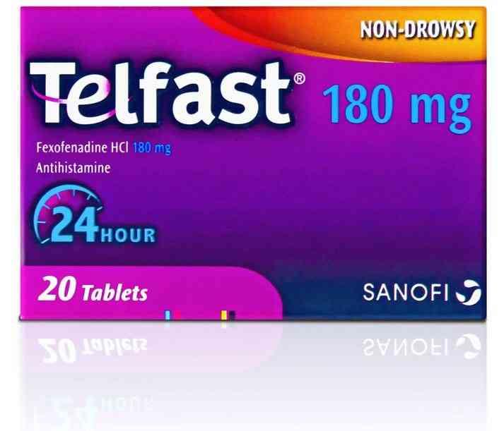 TELFAST 180MG 20 TABLETS | تلفاست 180مجم 20قرص