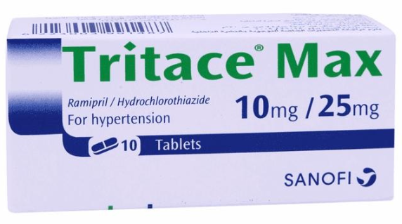 TRITACE MAX 10..25MG 10 tab. | تريتاس ماكس 10..25مجم 10 قرص
