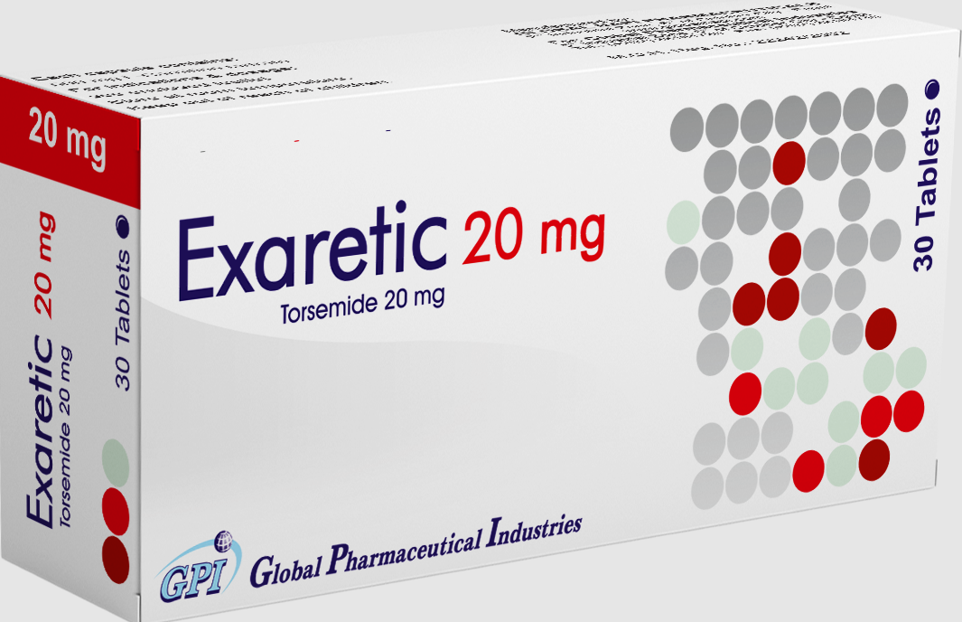 Exaretic 20 mg 30 tablets | اكساريتك 20 مجم 30 قرص