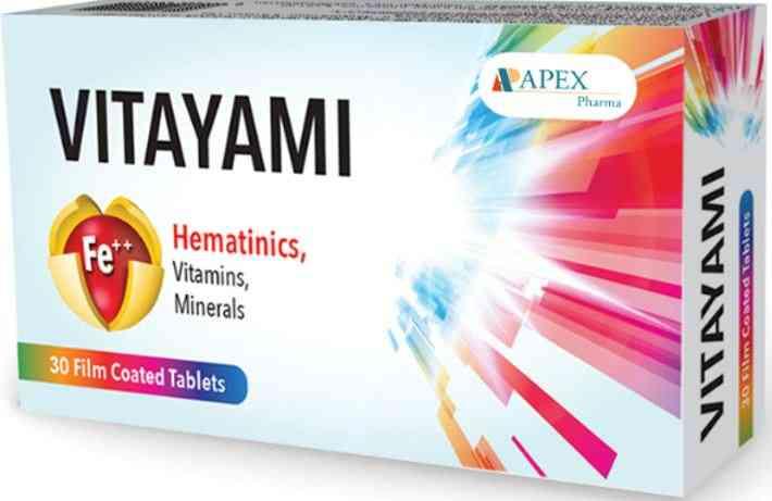 vitayami 30 film coated tablets | فيتايامي 30 قرص مغلف