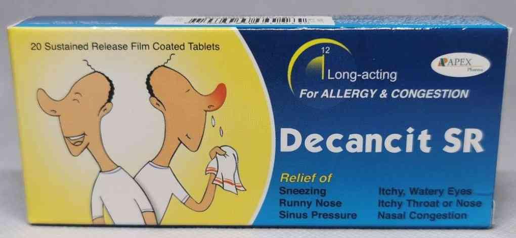 Decancit SR 20 tablets | ديكانست ممتد المفعول أقراص