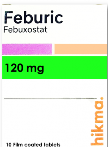 Feburic 120 mg Tab | فبيوريك 120 مجم اقراص