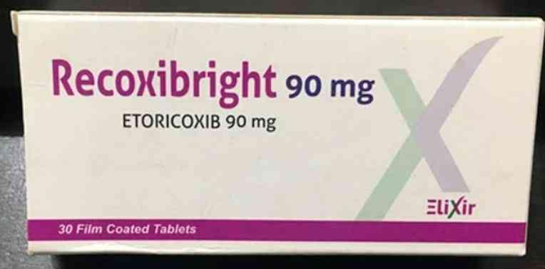 Recoxibright 90 mg 30 TAB | ريكوكسيبرايت 90 مجم 30 قرص