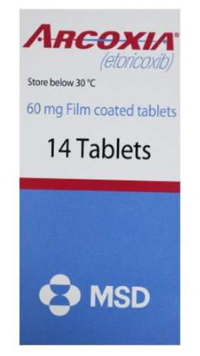 Arcoxia 60mg 14tab | اركوكسيا 60 مجم 14 قرص