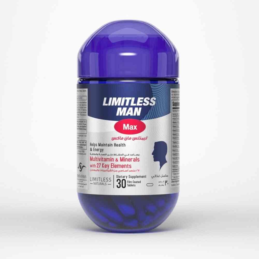 Limitless MAX MAN 30TAB | ليمتلس مان ماكس 30قرص