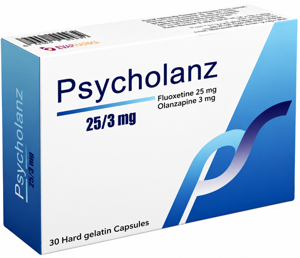 PSYCHOLANZ 3/25 MG 30 CAPS. | سايكولانز 3/25 ملغ 30 كبسولة