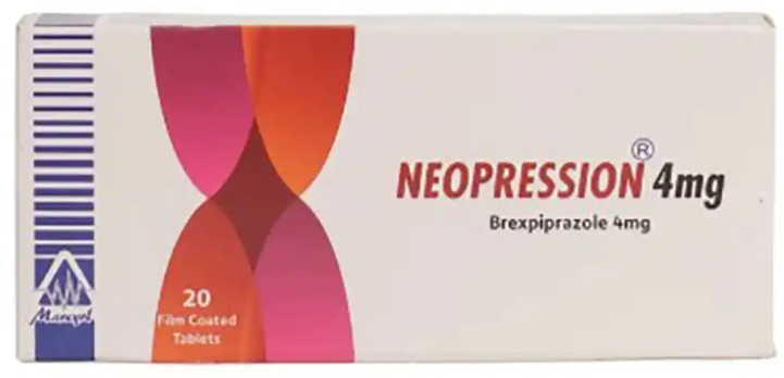Neopression 4 mg 20 f.c.tabs. | نيوبريشن 4 مجم اقراص