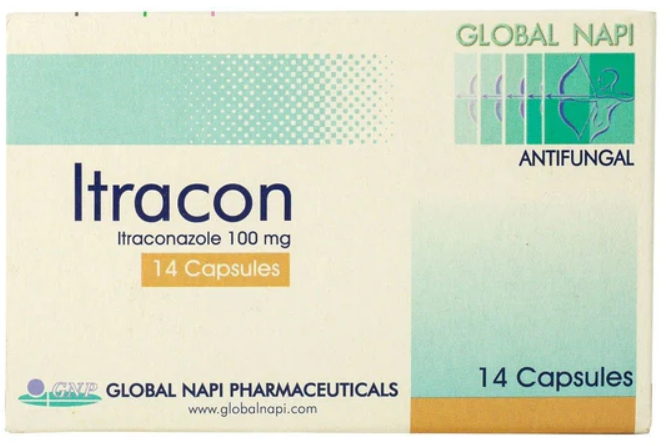 itracon 100 mg 14 capsules | ايتراكون 100 مجم 14 كبسوله