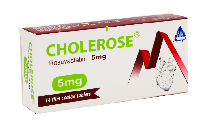 Cholerose 5mg 14tabs | كوليروز 5 مجم 14 قرص