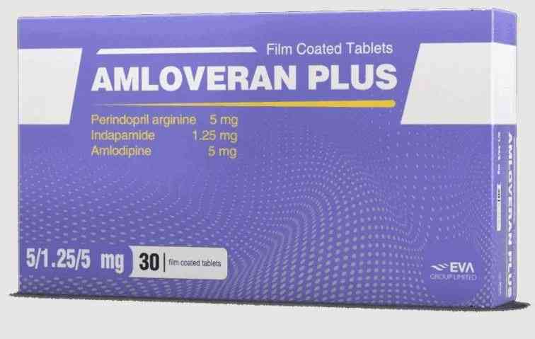 Amloveran 5...1.25...5 mg 30 Tab | املوفيران بلس 5...1.25...5 مجم 30 قرص