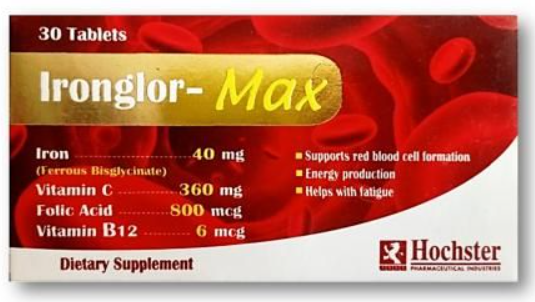 ironglor max 30 tab | ايرنجلور ماكس 30 قرص