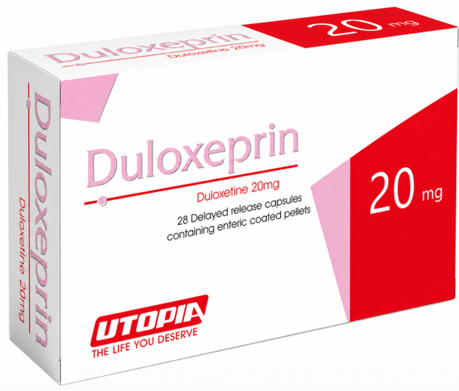 duloxeprin 20 mg 28 cap | دولوكسبرين 20 مجم 28 كبسول
