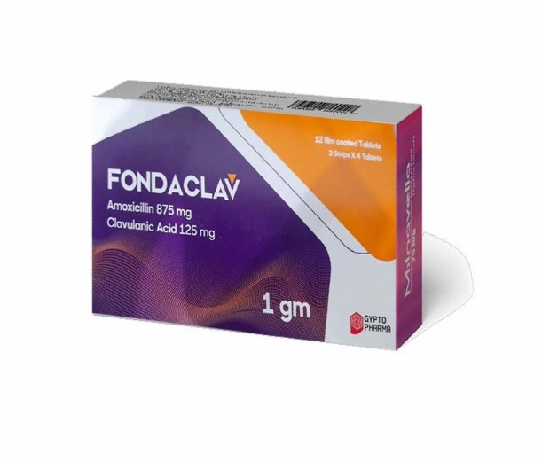 fondaclav 1gm 12TAB | فونداكلاف 1جم