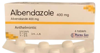 ALBENDAZoLE 400 MG 6 TAB | ALBENDAZoLE 400 MG 6 TAB