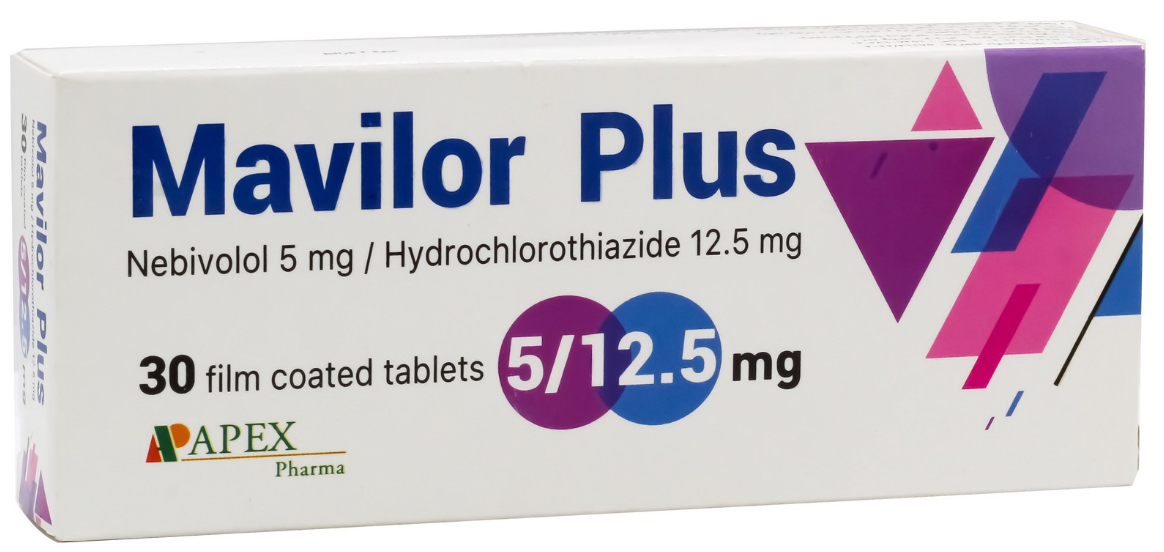 Mavilor plus 5/12.5 mg 30 tabs | مافيلور بلس 5/12.5 مجم 30 قرص