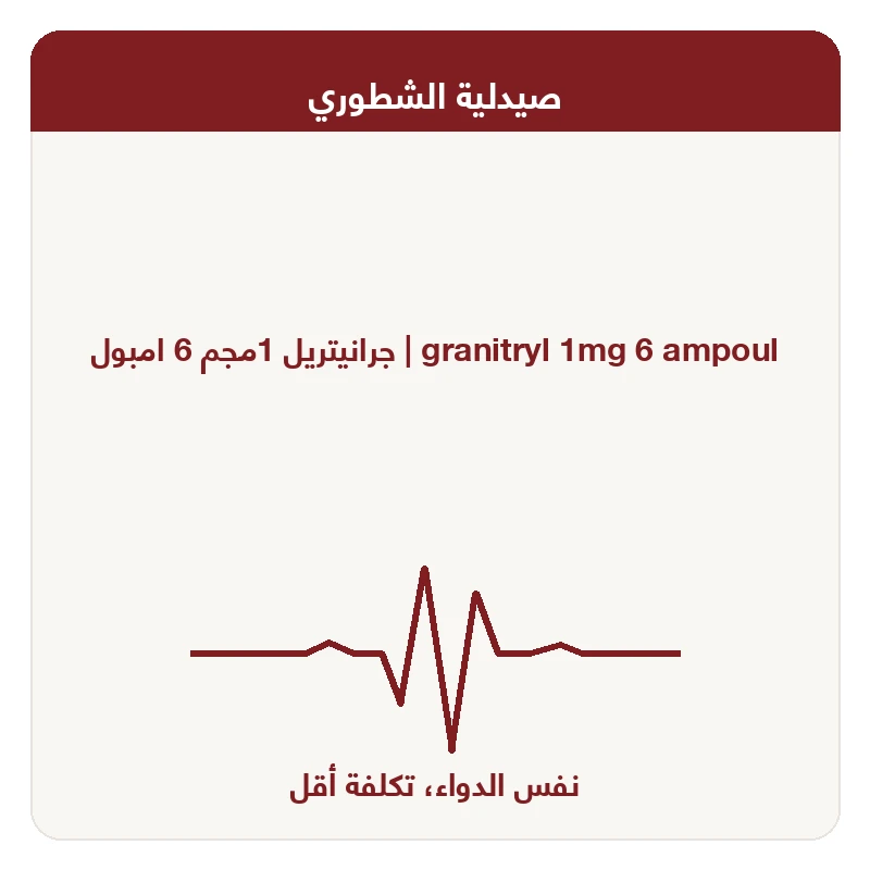 جرانيتريل 1مجم 6 امبول