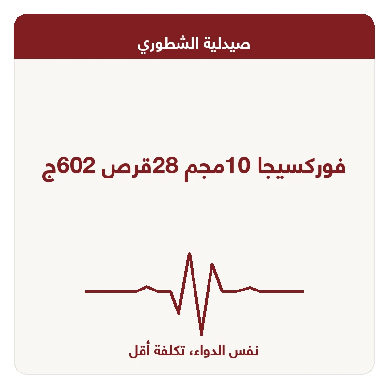 فوركسيجا 10مجم 28قرص 602ج